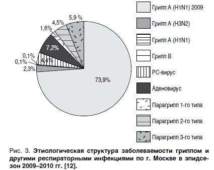 Краткая характеристика некоторых вирусов - возбудителей ОРИ